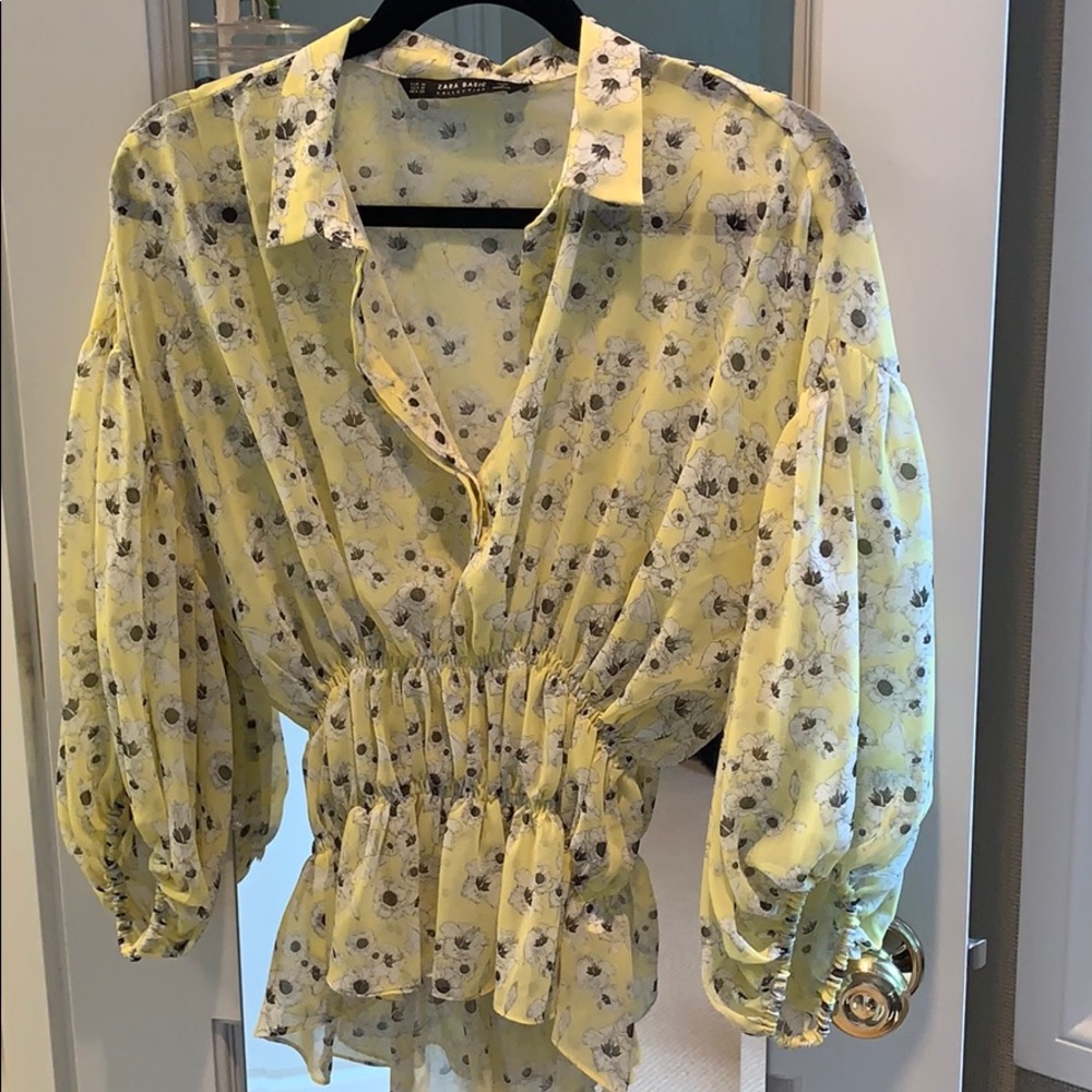 Zara Yellow blouse